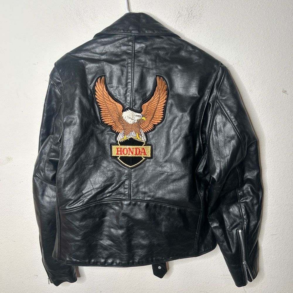 Steer Brand Leather Jacket size 44 Honda